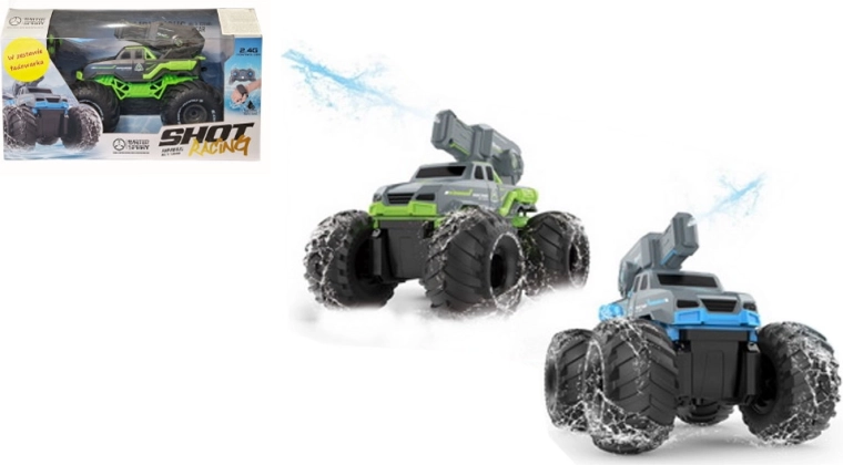 Terénní RC auto s vodním dělem