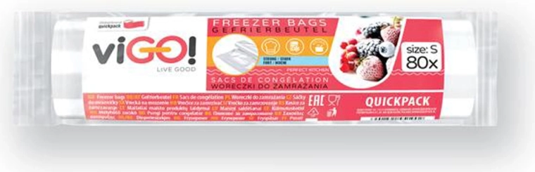 Mikrotenové sáčky 20 × 30 cm, 80 ks