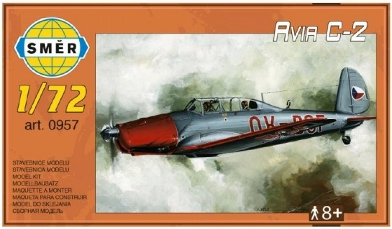 Směr model letadla Avia C-2 1:72 – plastová stavebnice