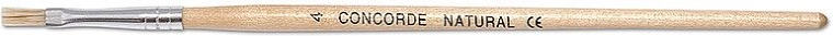 Plochý školní štětec CONCORDE Natural č. 4