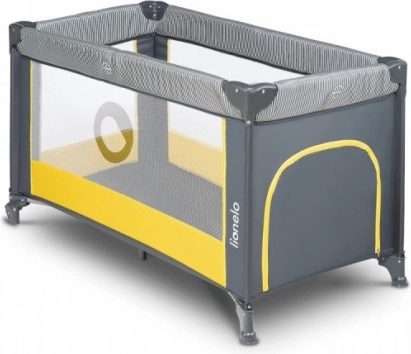 Cestovní postýlka LIONELO Stefi – Yellow