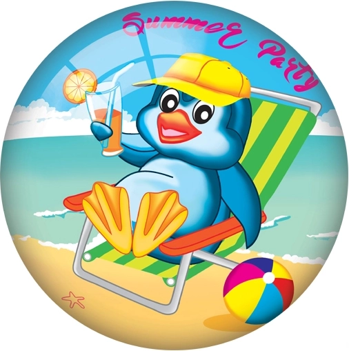 Dětský míč s veselým tučňákem 23 cm