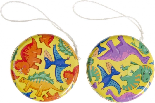 Kovové jojo s motivem dinosaurů