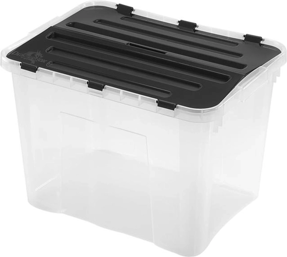 Plastový úložný box s víkem HEIDRUN Classic 42 l