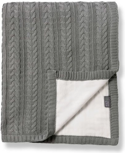 Vinter & Bloom oboustranná dětská deka Cotton Cuddly Misty Grey