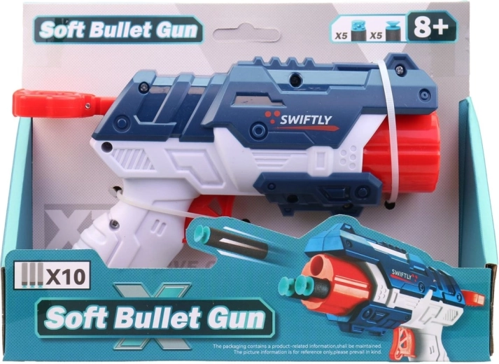 Plastová pistole se střelkami 22 cm