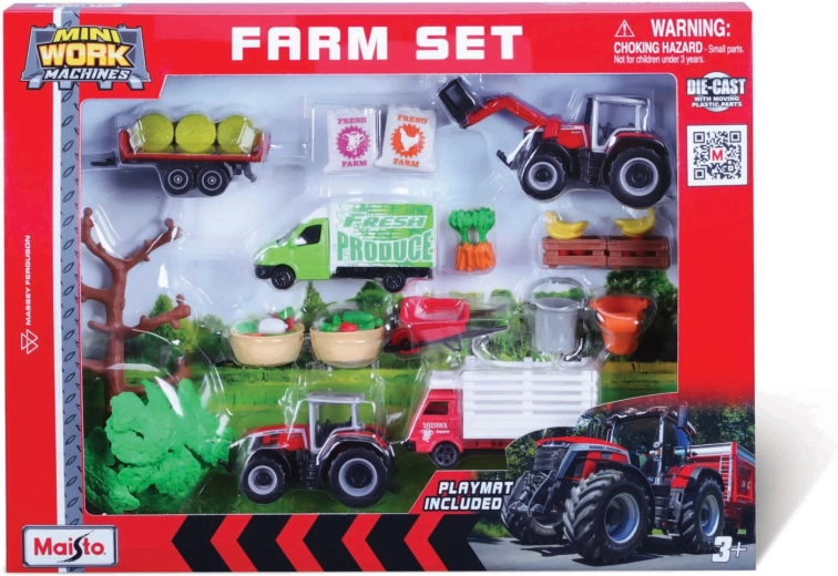 Maisto mega farmářský set Massey Ferguson