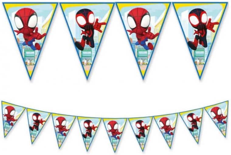 Girlanda s vlaječkami Spidey 2,3 m