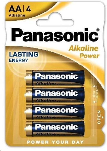 Panasonic Alkaline Power AA LR6 1,5 V – balení 4 ks