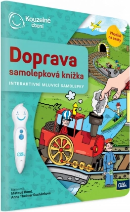 Kouzelná Čtení Samolepková Knížka Doprava