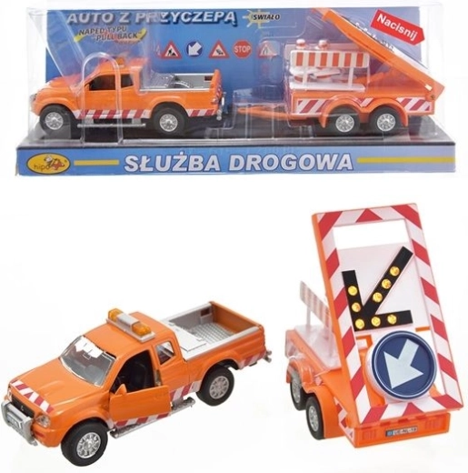 Auto silniční služby s přívěsem 28 cm
