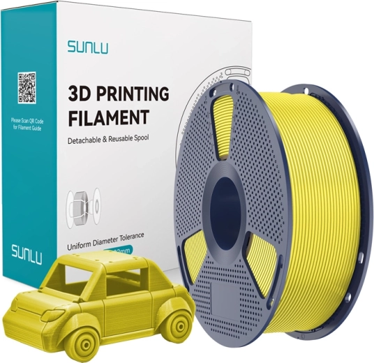 Sunlu PETG filament žlutý