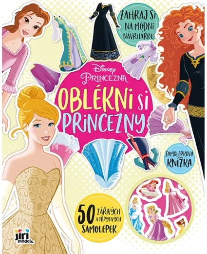 Oblékni si Disney princezny – samolepková knížka