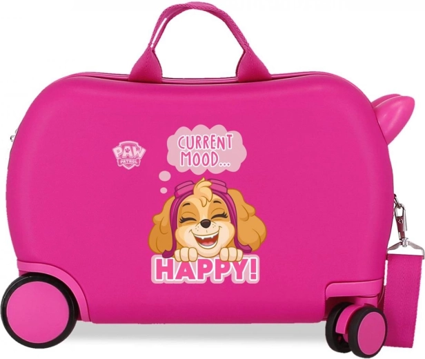 Joummabags dětský skořepinový kufr na kolečkách Tlapková patrola 45 cm