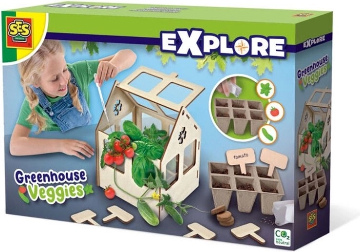 SES Explore skleník se zeleninou