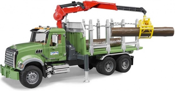 Bruder nákladní auto Mack Granite přepravník dřeva 1:16