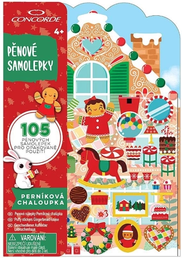 Pěnové samolepky CONCORDE perníková chaloupka