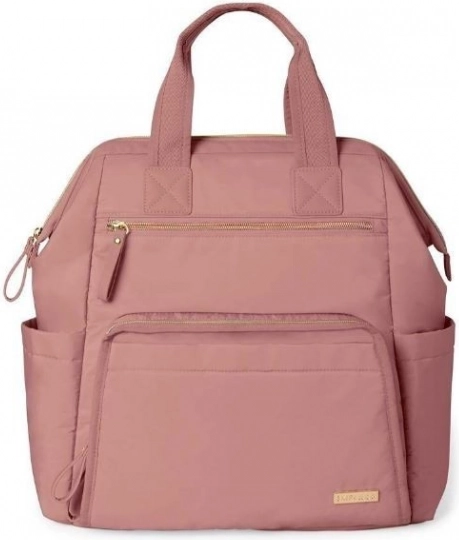 Stylový růžový přebalovací batoh pro moderní rodiče