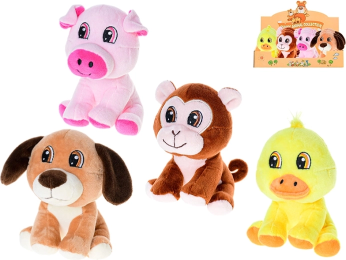 Plyšové zvířátko 14 cm pro miminka a děti