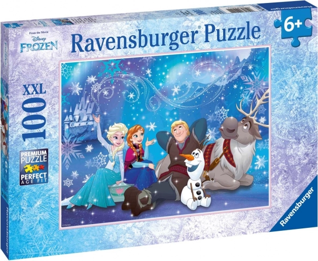 Puzzle Ravensburger Ledové království - Ledová magie 100 dílků