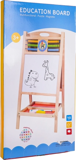 Dřevěná tabule s počítadlem a příslušenstvím