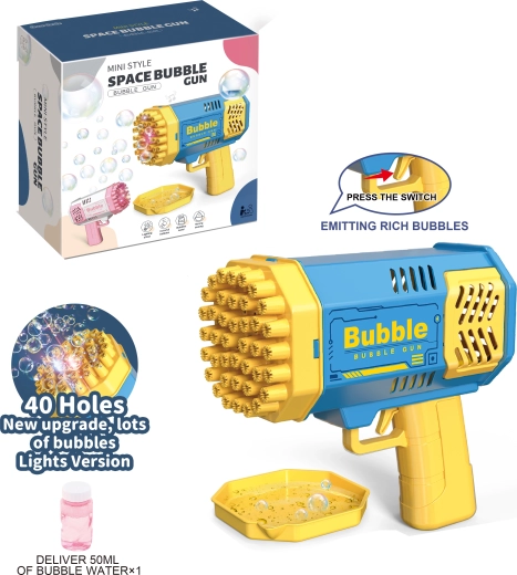 Bublifuková pistole Rocket s 40 otvory