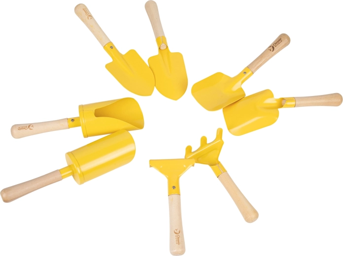 Classic World Edu kovové nářadí na písek a do zahrady pro děti, 8 ks