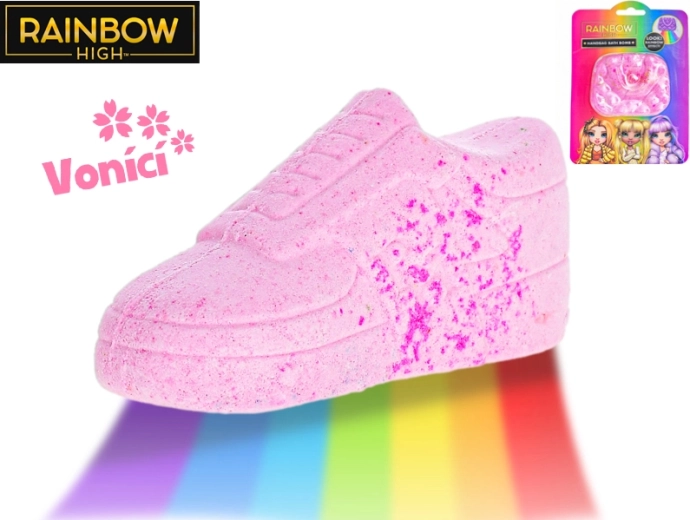 Koupelová bomba s duhovým efektem RAINBOW HIGH – 2 druhy