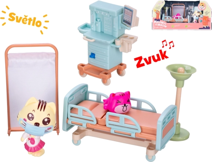 Sada veterinární ordinace se světlem a zvukem, 6 dílů