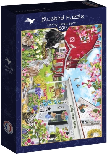Bluebird puzzle farma spring green 500 dílků