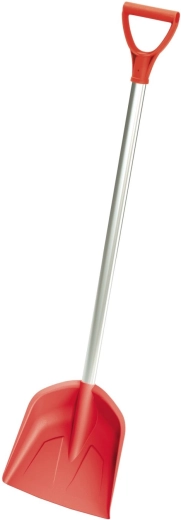 Dětská lopata s kovovou násadou, korálová