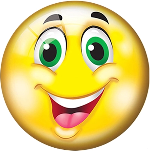 Dětský míč s usměvavým obličejem 23 cm