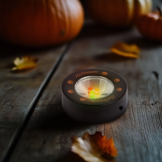 Halloweenské LED náladové osvětlení ve tvaru dýně