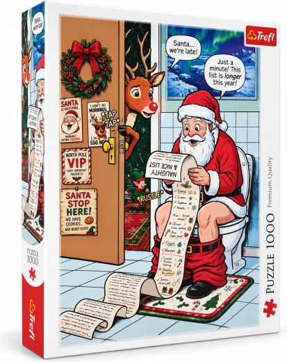 Trefl puzzle Santova chvilka klidu 1000 dílků