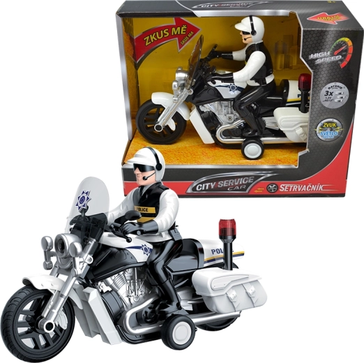 Policejní motorka 1:16 CITY SERVICE CAR
