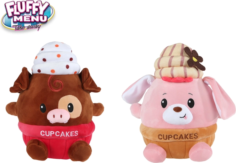 Plyšové zvířátko cupcake Fluffy Menu 27 cm