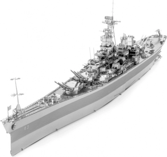 Metal Earth 3D puzzle USS Missouri BB‑63 ICONX – kovový model bitevní lodi