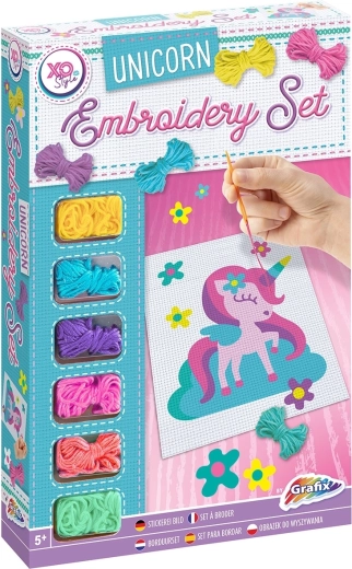 Grafix vyšívací obrázek jednorožec 18,5 × 14,5 cm