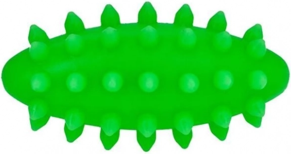 Zelená senzorická fazolka pro masáž