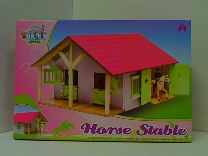 Dřevěná stáj pro koně 1:24