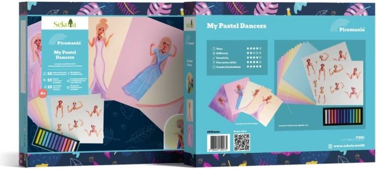 Sekoia Picamania pastelové tanečnice – kreativní sada