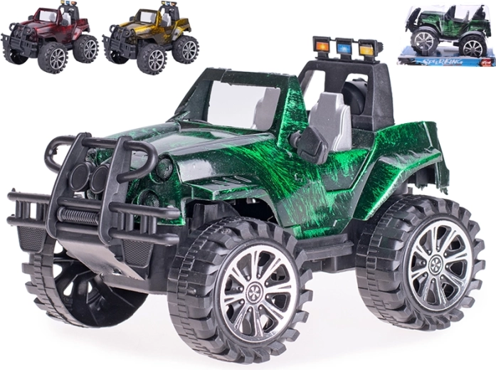 Terénní auto na setrvačník 17 cm