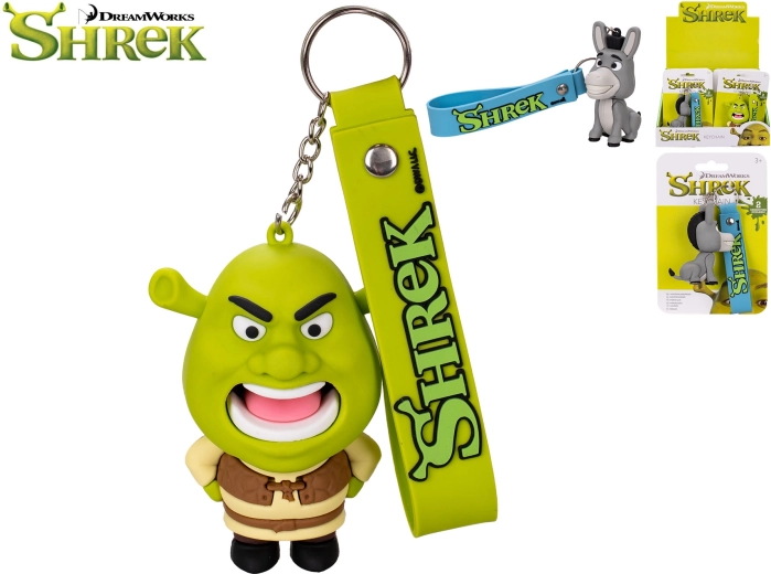 Přívěsek na klíče s figurkou Shrek - 1 kus