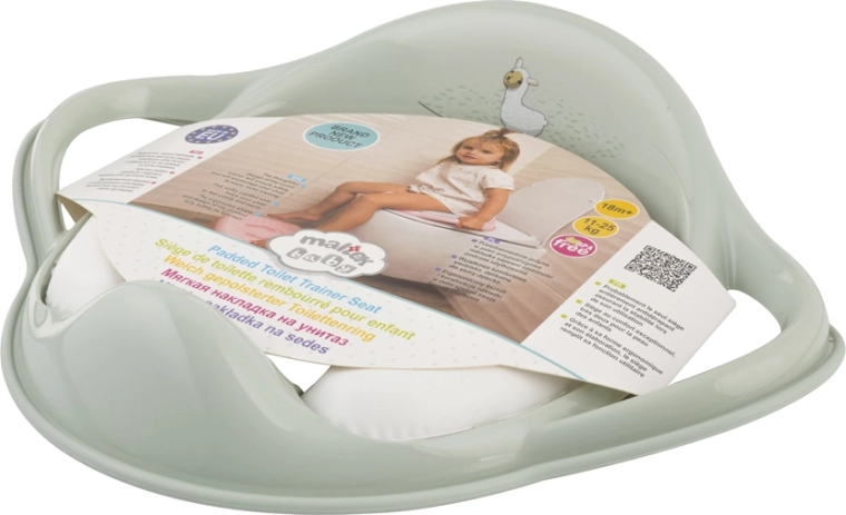 Maltex měkká redukce na WC s úchyty Lama Minimal – šalvějově zelená