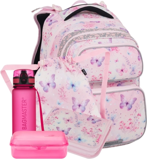 Bagmaster školní set DOPI 25 A Motýlci