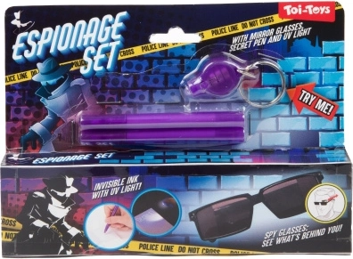 Špiónská sada s brýlemi a UV pery