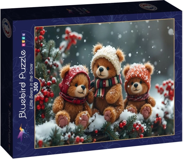 Bluebird puzzle medvídci ve sněhu 300 dílků