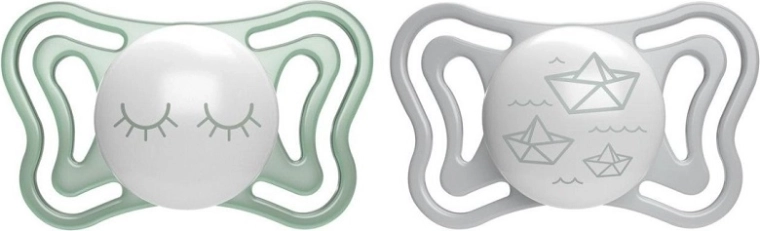 Chicco Physio Light noční silikonový dudlík 16–36 m, 2 ks