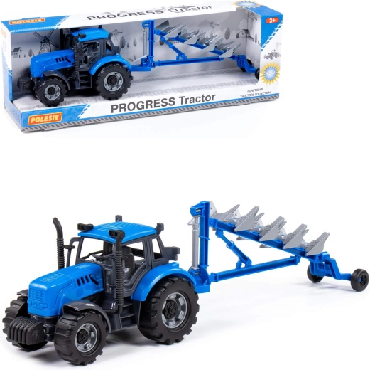 Dětský traktor Progress s pluhem