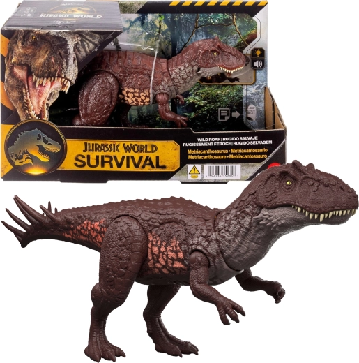 Interaktivní dinosaurus Jurassic World Metriacanthosaurus se zvukem a světlem Mattel